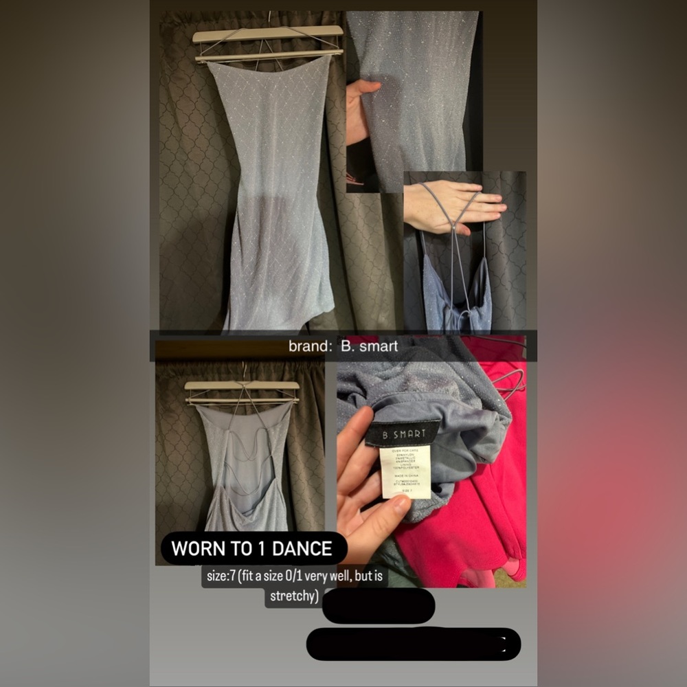 B. smart homecoming dress. size 7